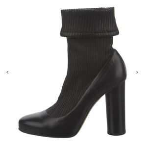 D&G Leather Sock Boots
